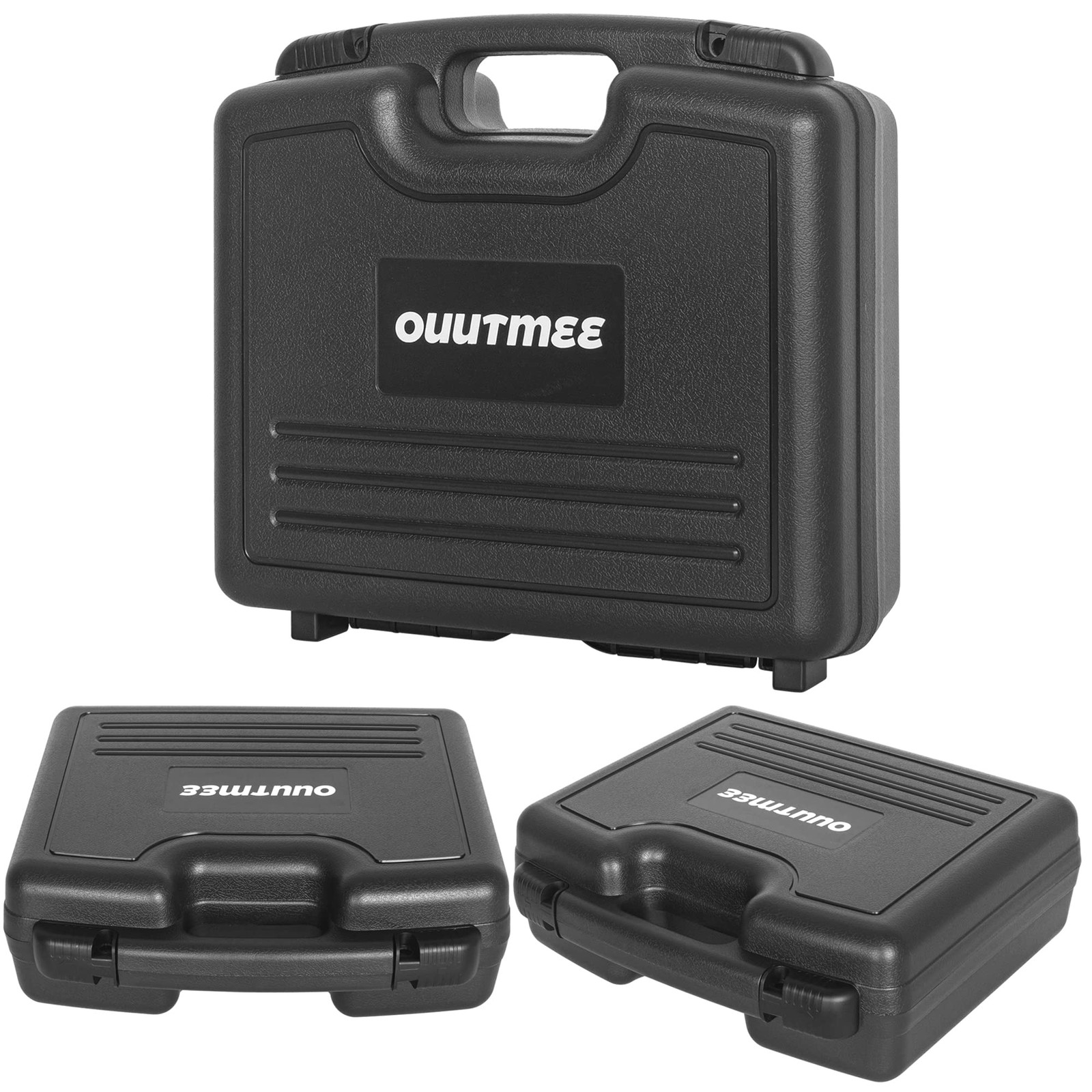 Portable Hard Case 12.2×9.85×3.77 Inch Customizable Diced Foam Tools