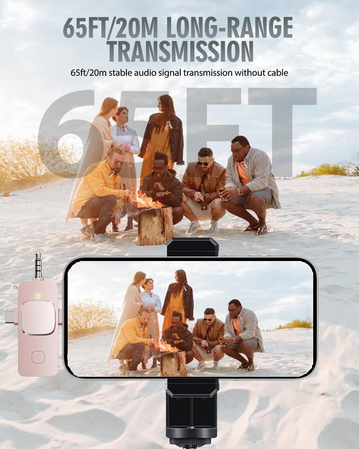Omnidirectional Bluetooth Microphone KLLQ1 – Battery Powered, Portable Solution