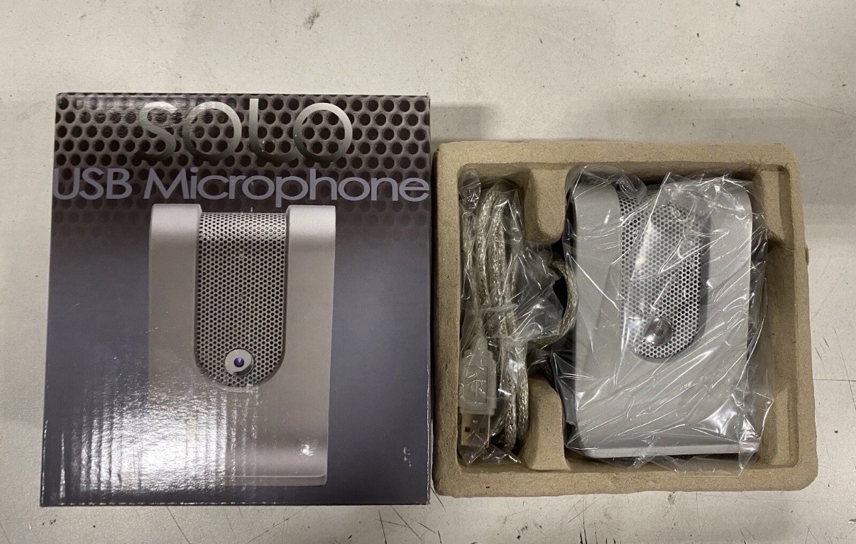 SOLO USB Microphone – Phoenix Audio MT201 – Gray