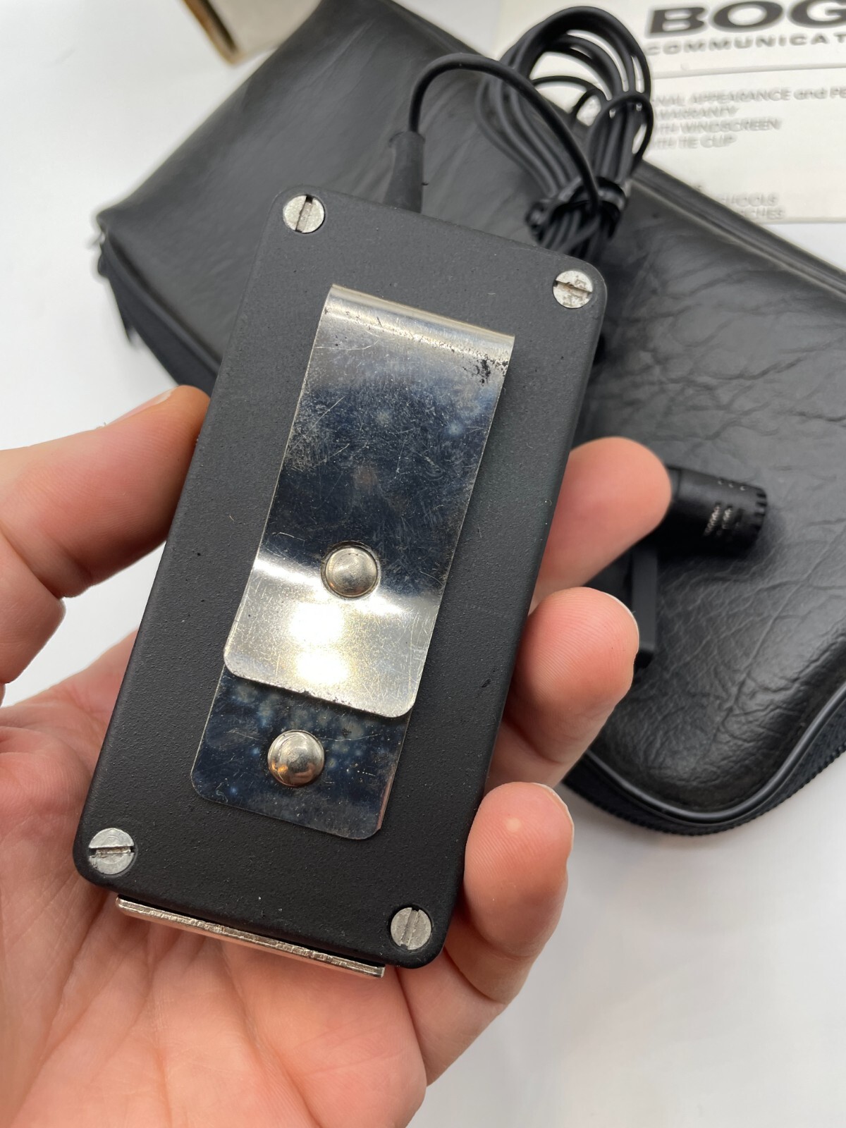 Bogen ML-1 Lavalier Microphone | Condenser Lo-Z | Power Pack