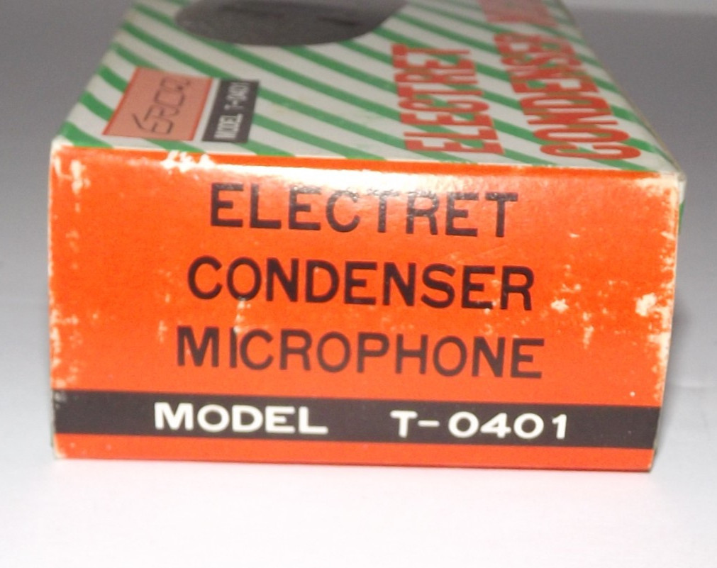 Vintage Olson Erica T-0401 Electret Condenser Microphone New Old Stock Untested