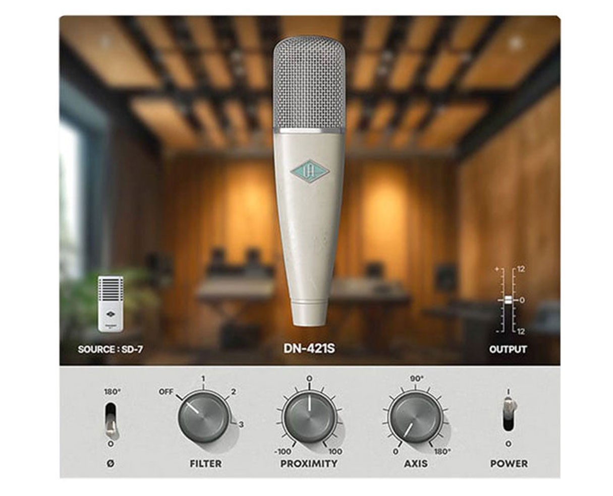Universal Audio SD-7 Dynamic Microphone w/Hemisphere Mic Modeling Software