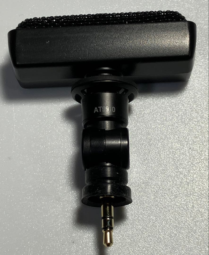 Audio-Technica AT9910 Stereo Microphone for Camera Smartphone Recording Used